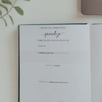 Six month journal with quality paper and space to write out your prayers or illustrate them too